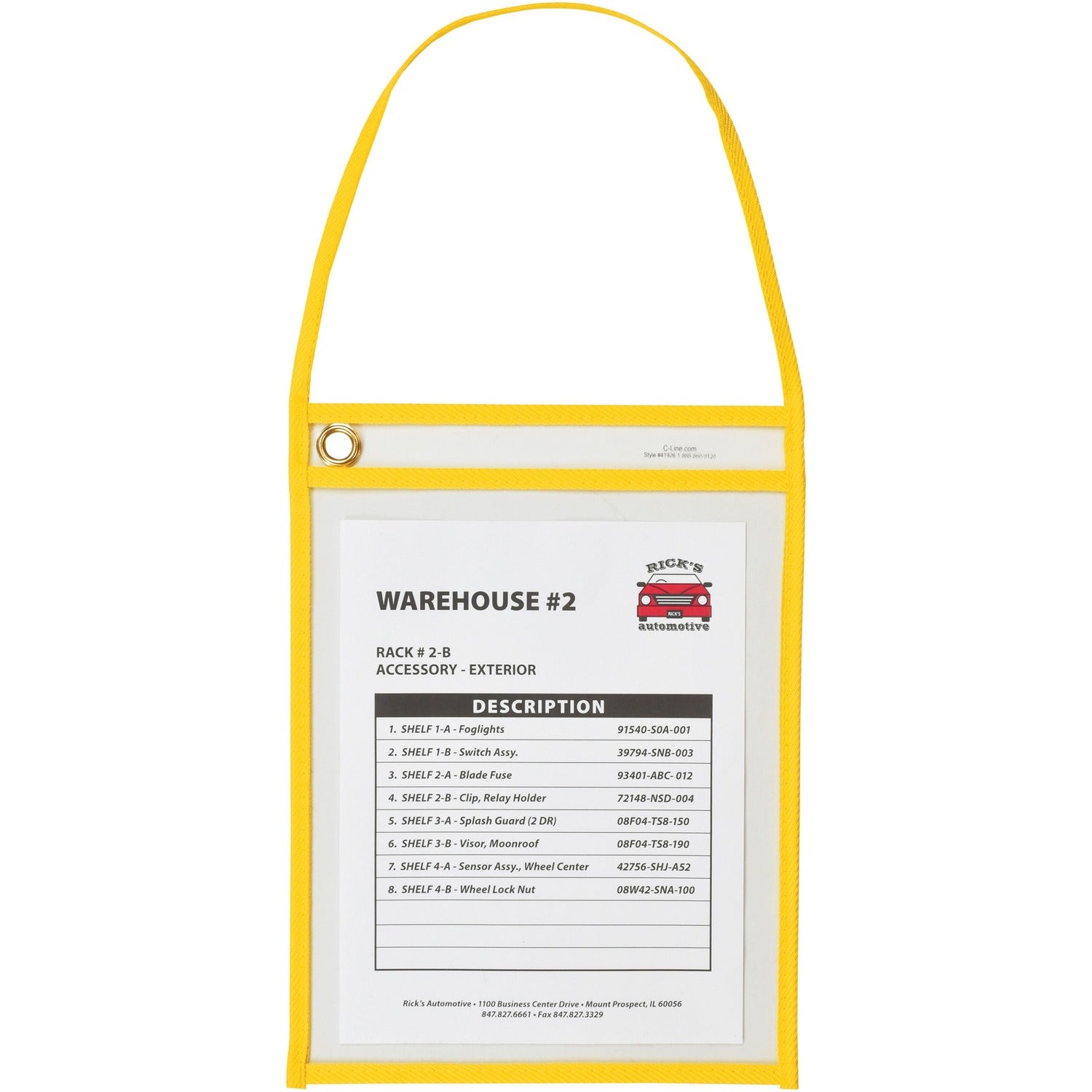 C-Line Hanging Strap Shop Ticket Holder (CLI41926)