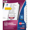 Avery 15-tab Custom Table of Contents Dividers (AVE11825)