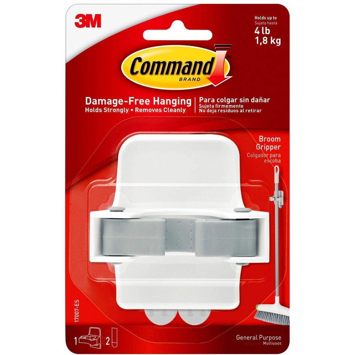 Command Broom Grippers (MMM17007ESBG)