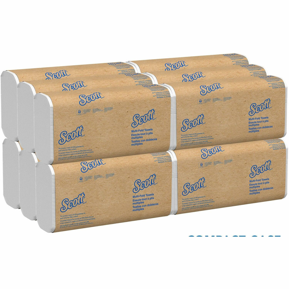 Scott Multifold Paper Towels with Absorbency Pockets (KCC03650)