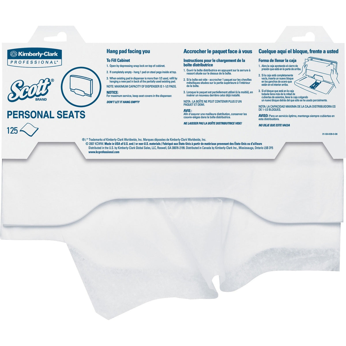 Scott Toilet Seat Covers (KCC07410PK)