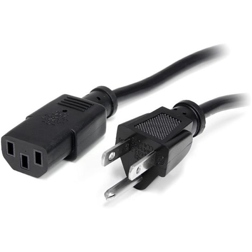StarTech 10ft Power Cord, Nema 5-15p To C13 Cable (PXT1011010PK)