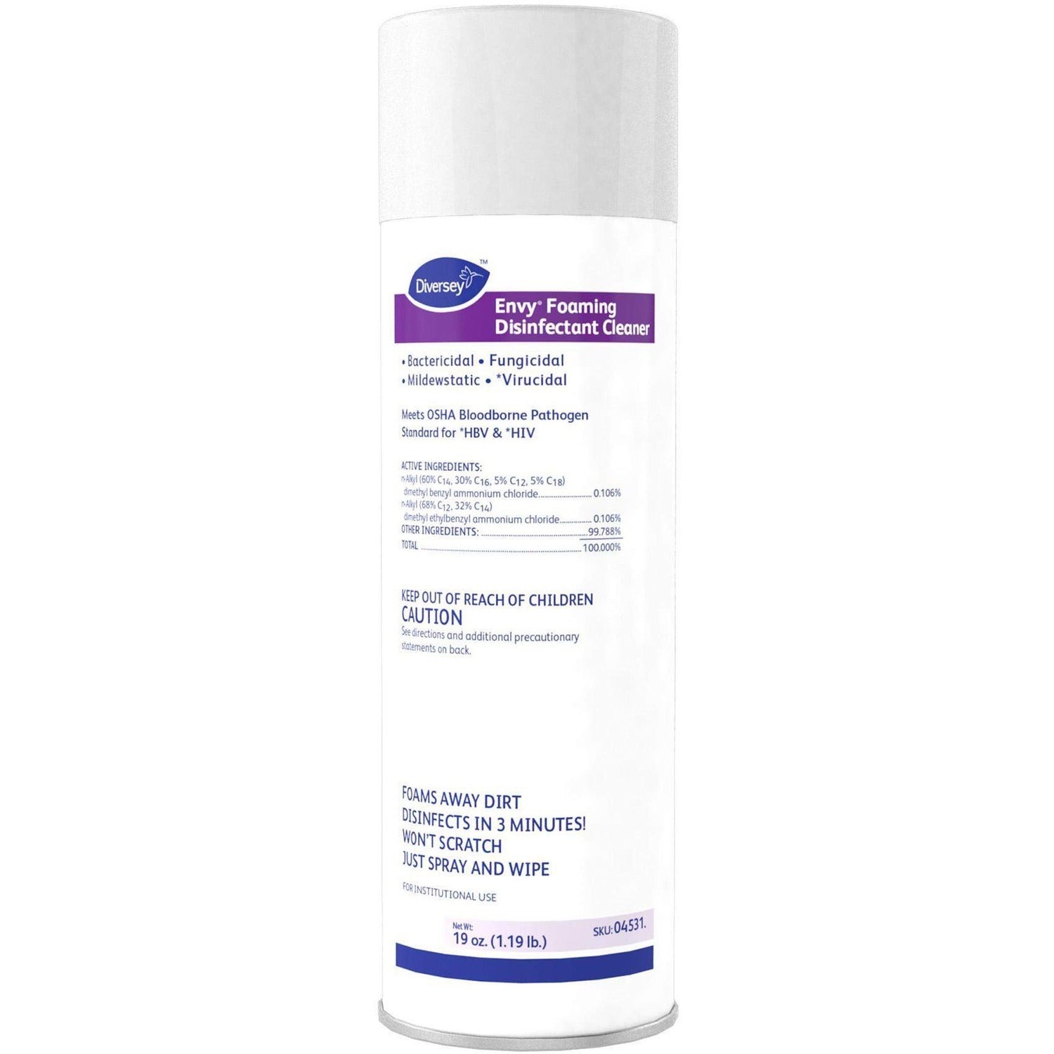 Diversey Envy Foaming Disinfectant Cleaner (DVO04531)