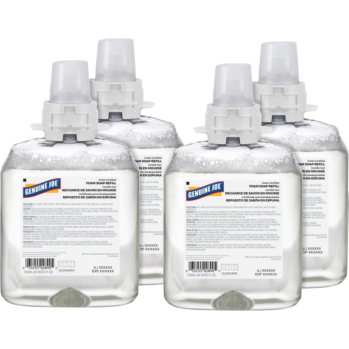 Genuine Joe Green Certified Soap Refill (GJO02890CT)