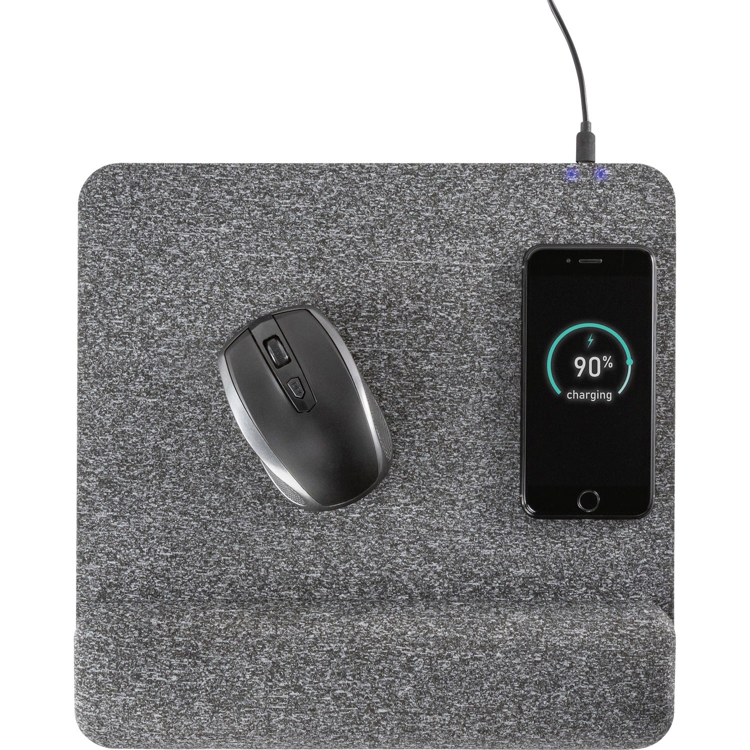 Allsop PowerTrack Plush Wireless Charging Mousepad - (ASP32304)