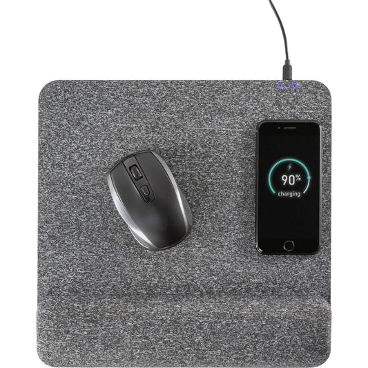 Allsop PowerTrack Plush Wireless Charging Mousepad - (ASP32304)