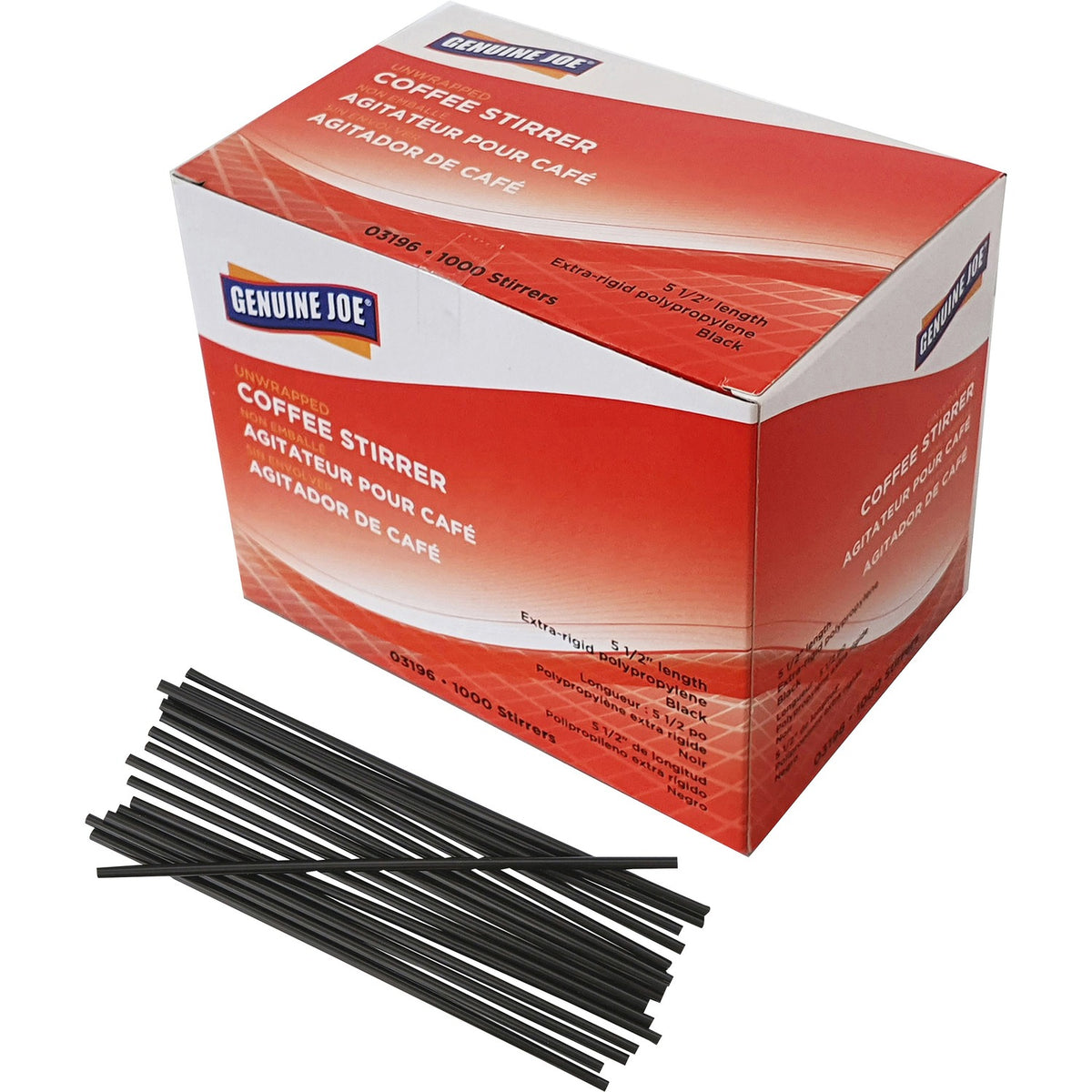 Genuine Joe Plastic Stirrers (GJO03196)