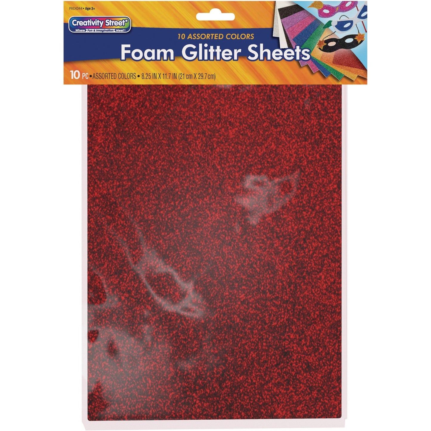 Creativity Street Wonderfoam Glitter Sheets (PAC4344)