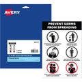 Avery Surface Safe PREVENT GERMS Wall Decals (AVE83174)