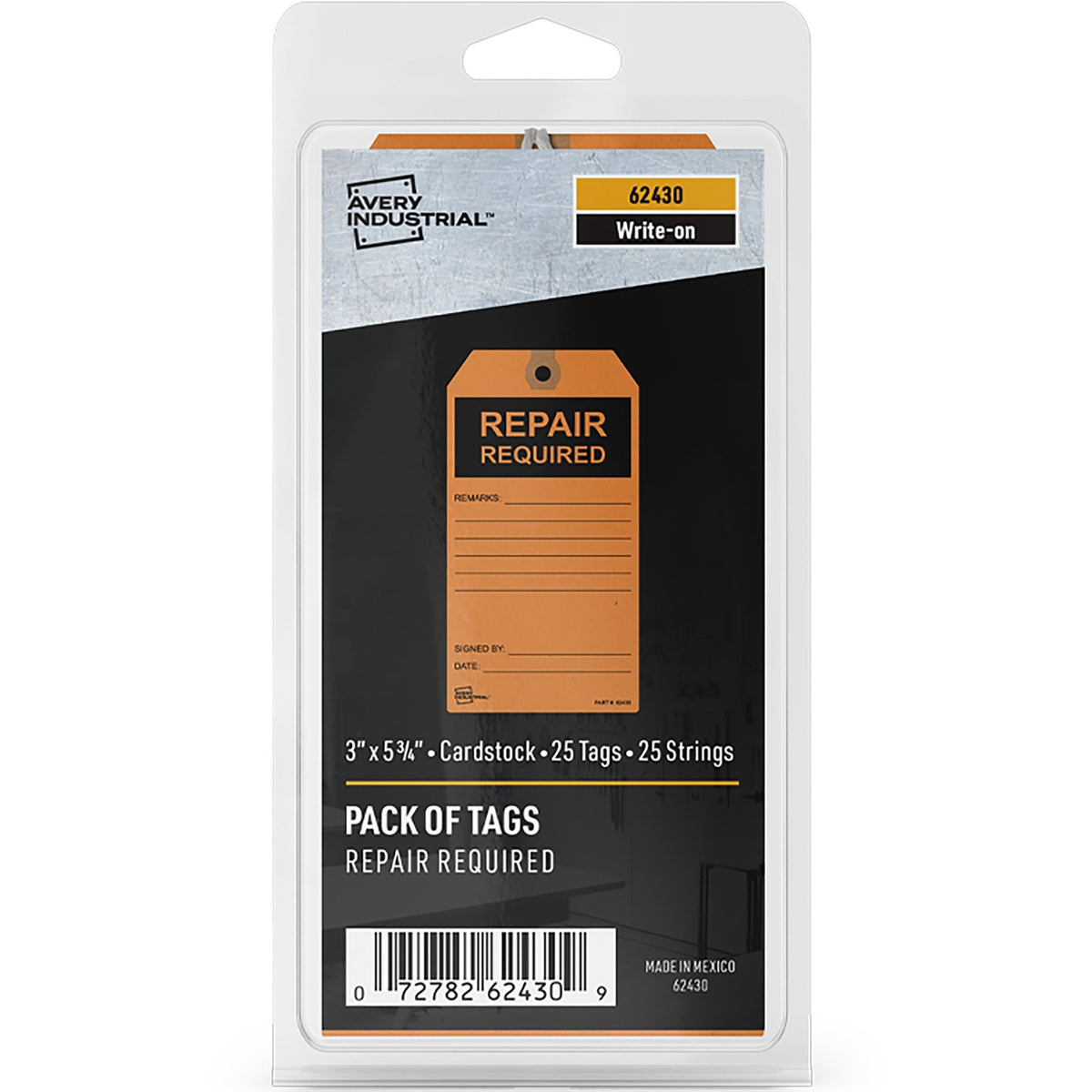 Avery Preprinted REPAIR REQUIRED Repair Tags (AVE62430)