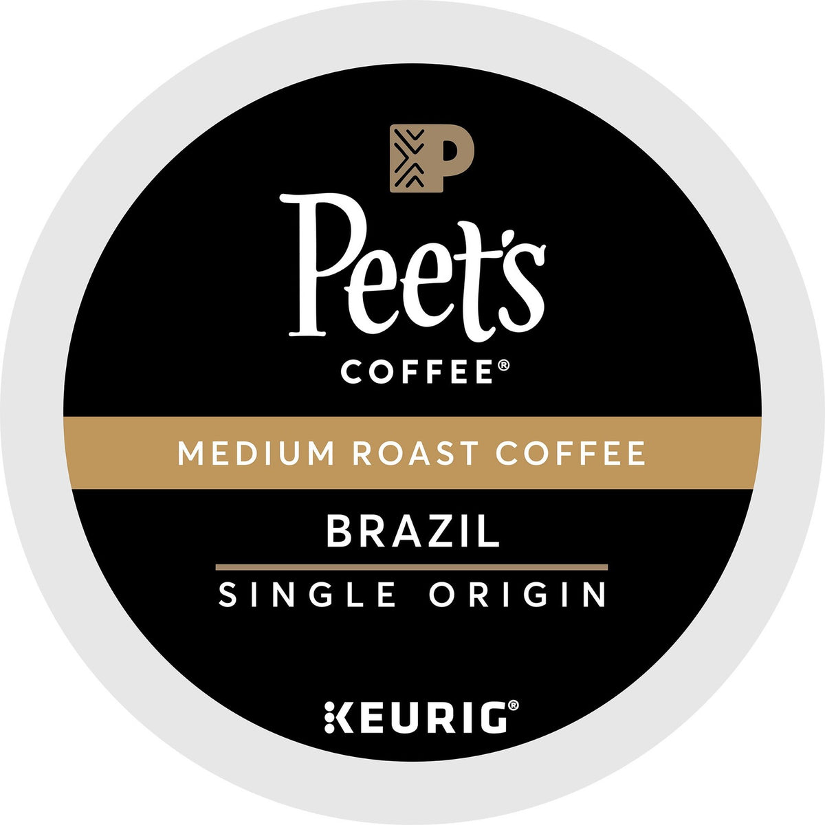 Peet's Coffee K-Cup Brazil Coffee (GMT2409)