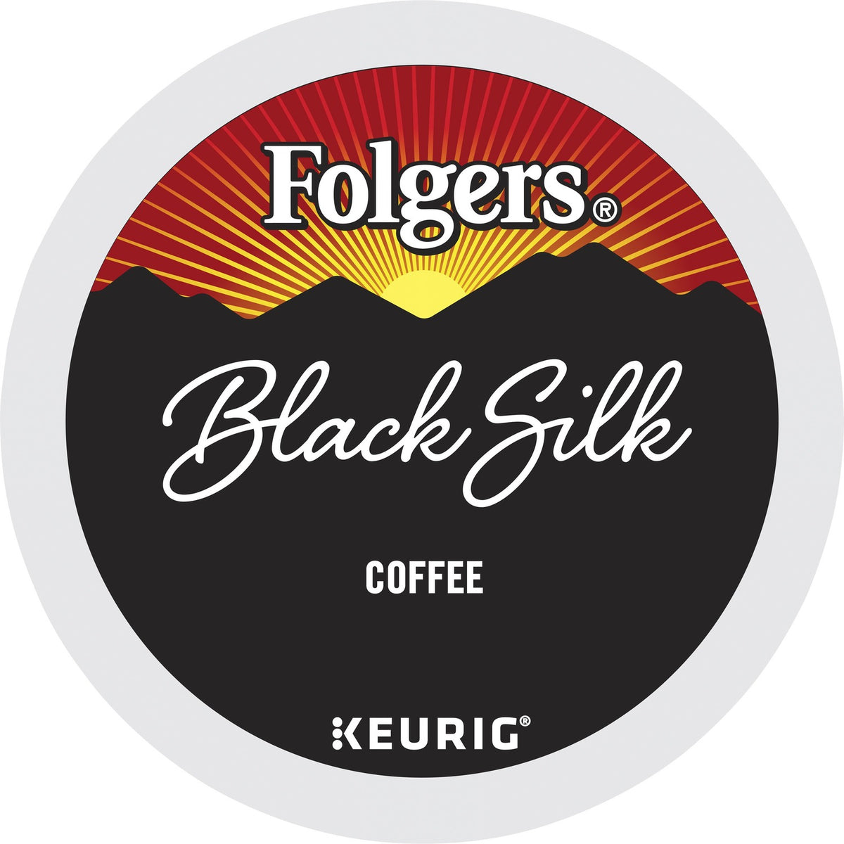 Folgers K-Cup Black Silk Coffee (GMT7457)