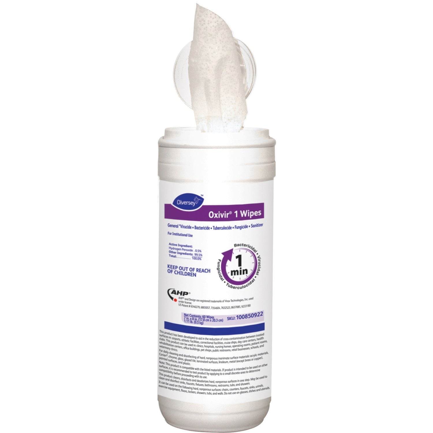Diversey Oxivir 1 Wipes (DVO100850922)