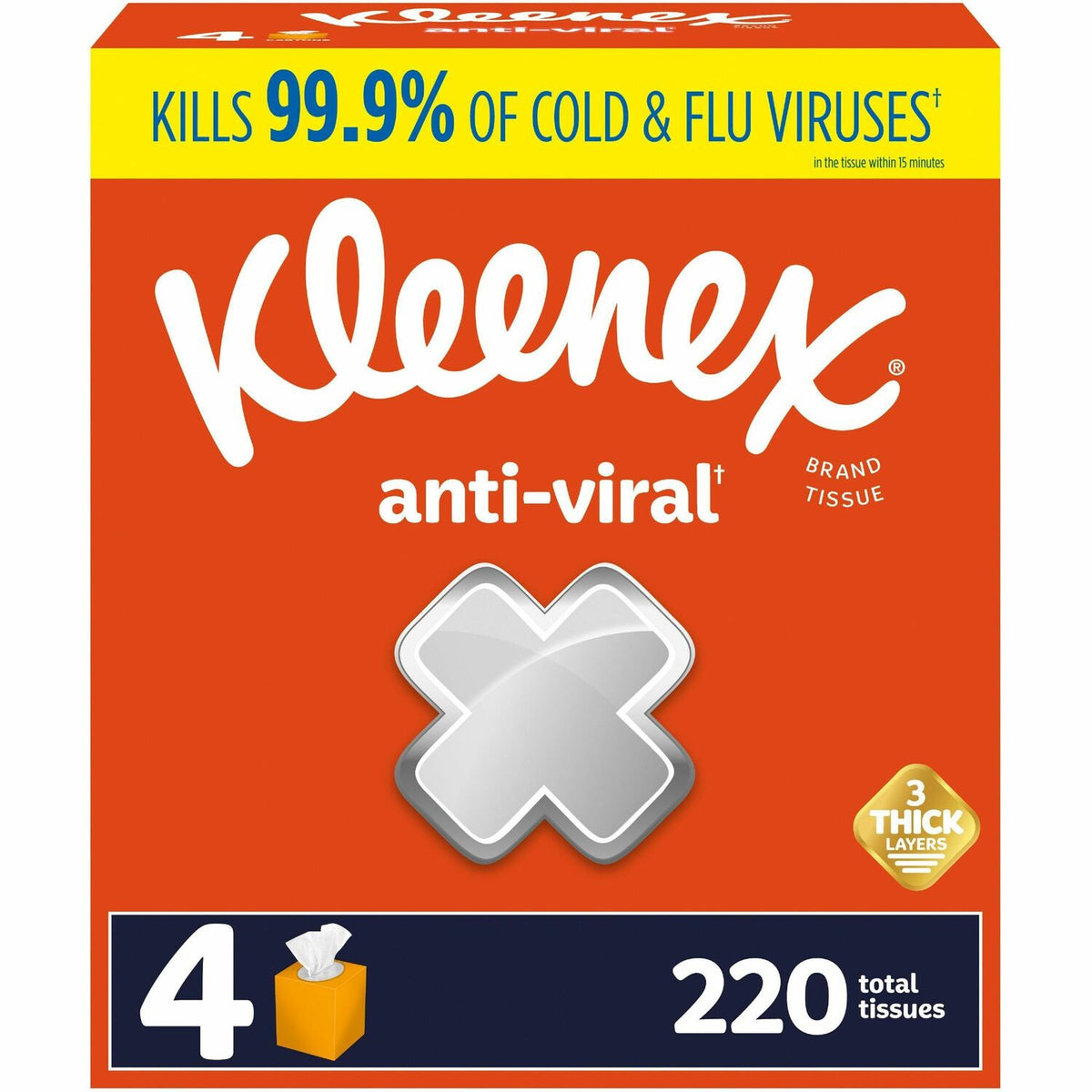 Kleenex Anti-viral Facial Tissue (KCC54506)