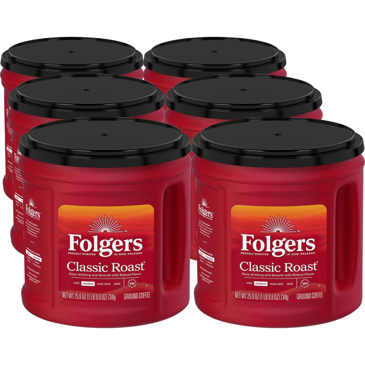 Folgers Ground Classic Roast Coffee (FOL30407CT)