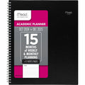 Mead Basic Weekly Monthly Planner, Black, Large, 8 1/2" x 11" (AAGCRW62005)