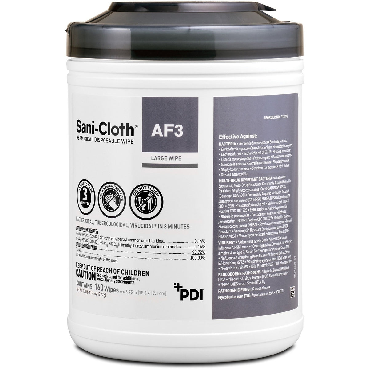 PDI Sani-Cloth AF3 Germicidal Wipes (PDIP13872)