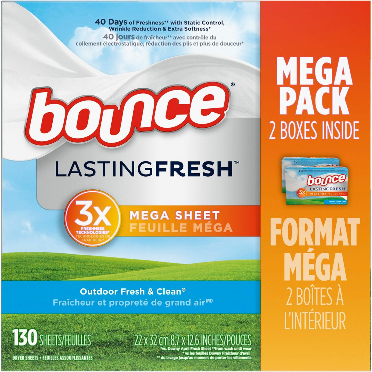 Bounce Mega Dryer Sheets (PGC05151)
