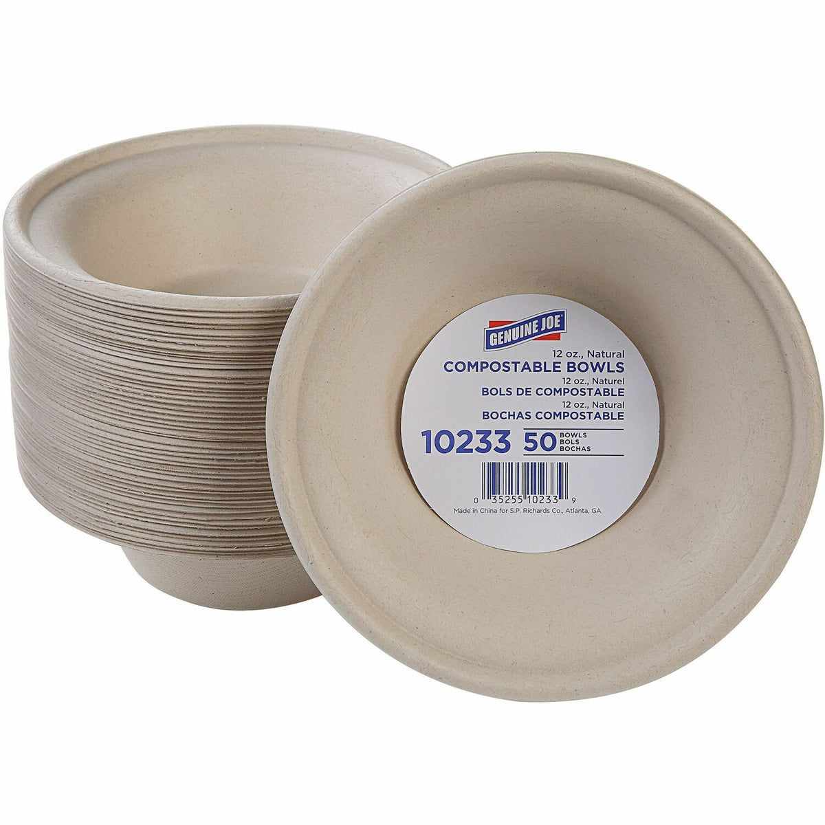 Genuine Joe 12 oz Compostable Bowls (GJO10233)