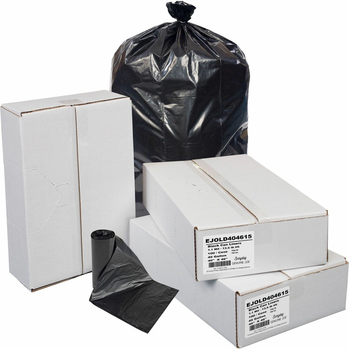 Genuine Joe Low-Density Can Liners (EJOLD404615)