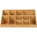Mind Reader Bali 11-Compartment Bamboo Organizer (EMSCOMORGBM)