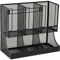 Mind Reader 6-Compartment Coffee Condiment Organizer (EMSUPMESH)