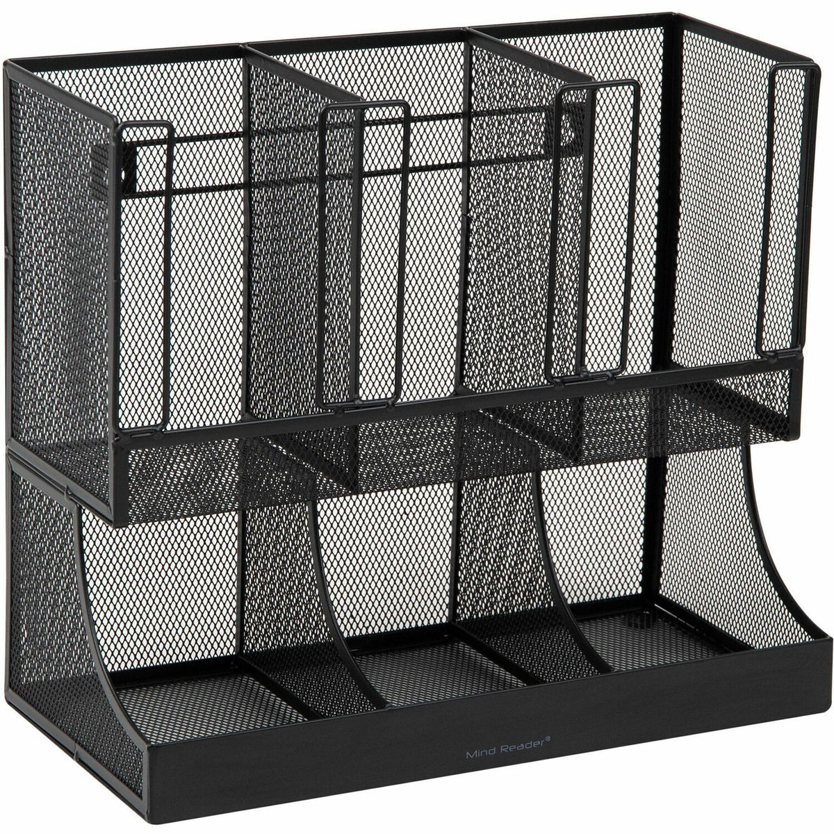 Mind Reader 6-Compartment Coffee Condiment Organizer (EMSUPMESH)