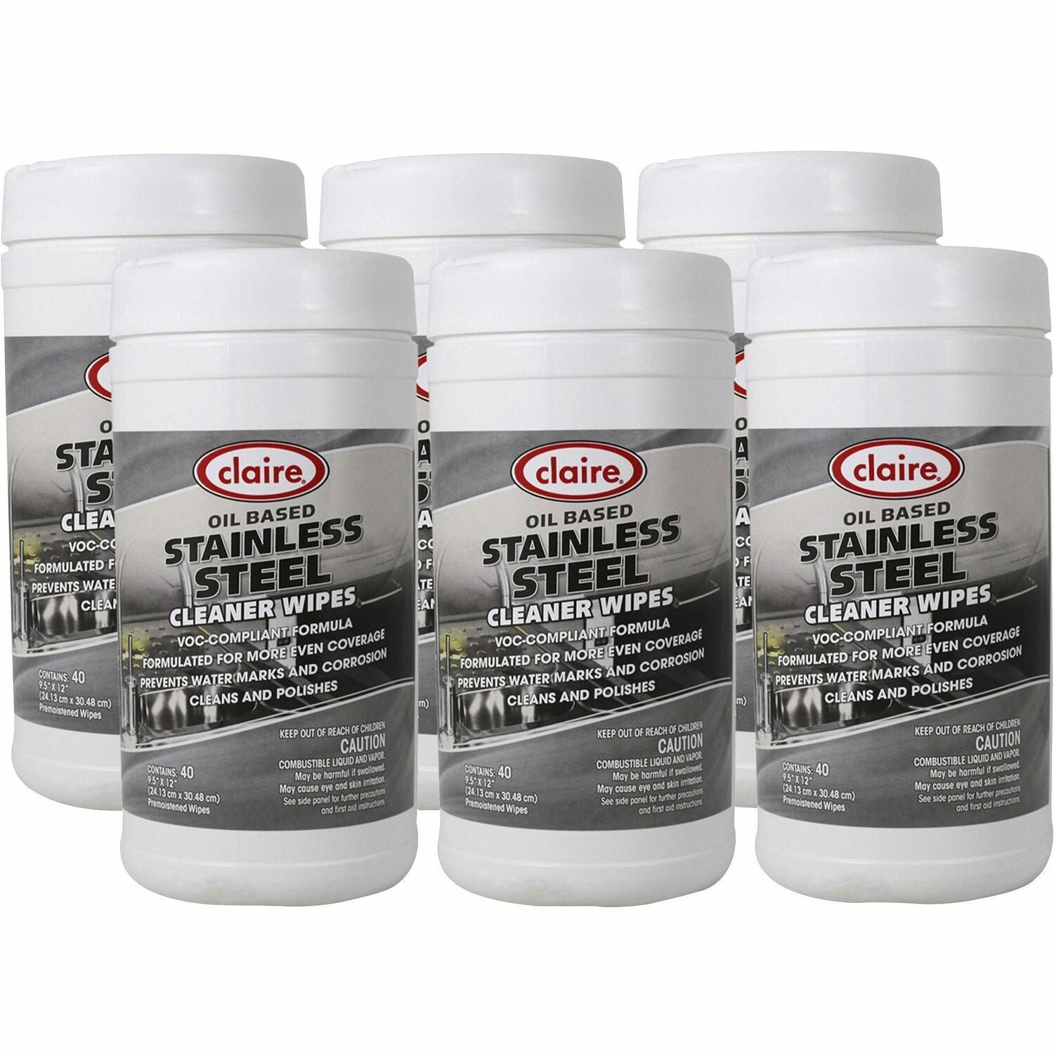 Claire Stainless Steel Wipes (CGCCL993CT)