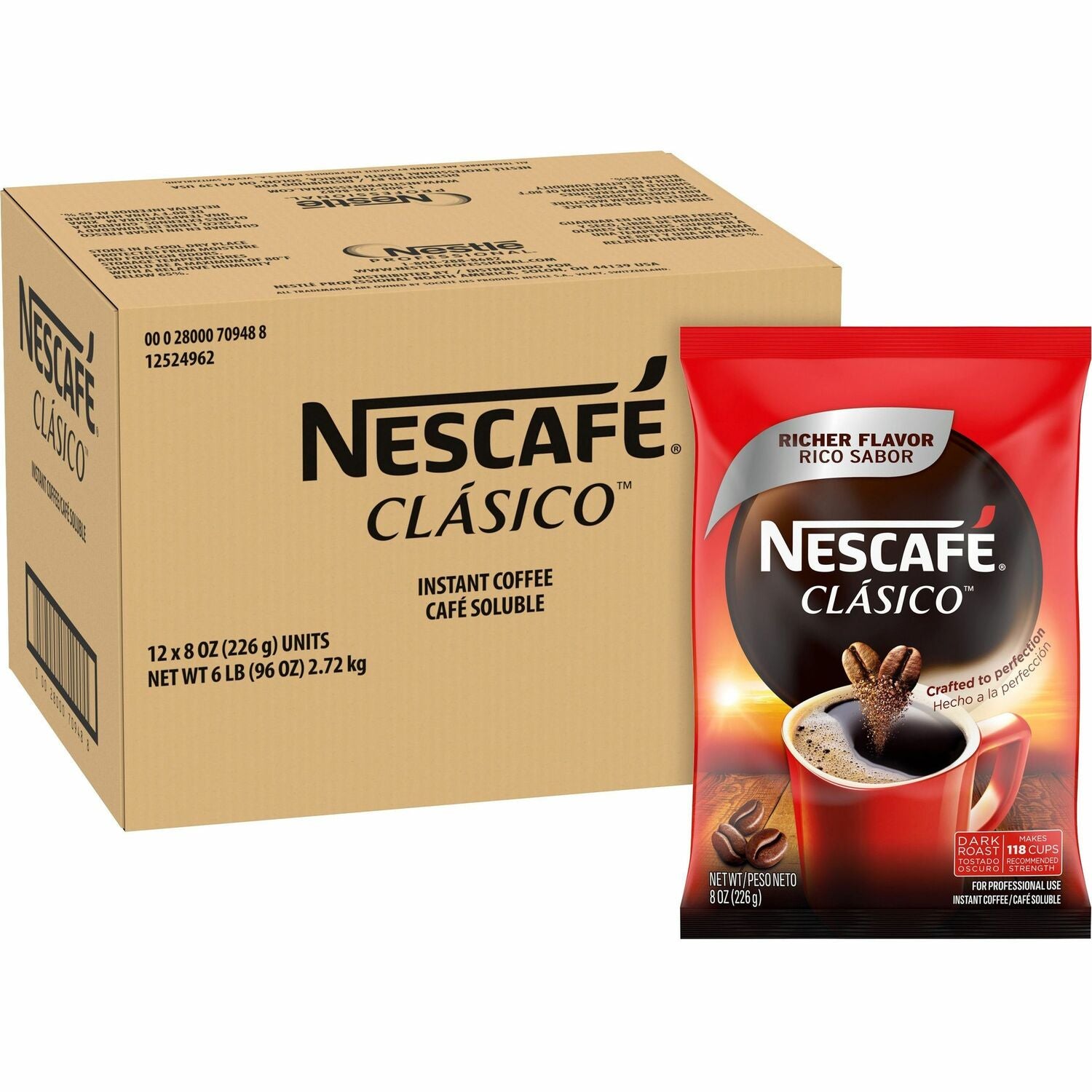 Nescafe Clasico Dark Roast Instant Coffee (NES70948CT)