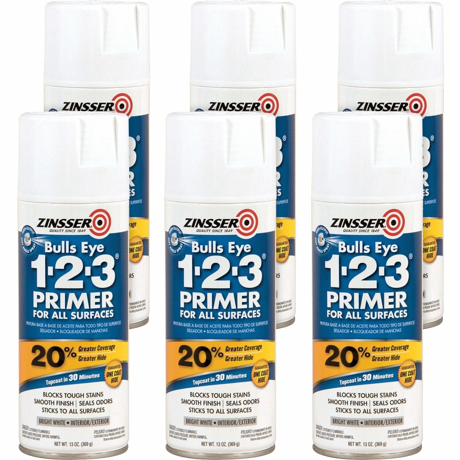 Rust-Oleum Bulls Eye 1-2-3 Water-Based Primer (RST2008CT)