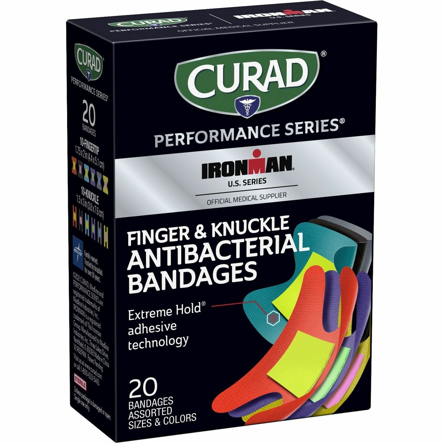 Curad Finger/Knuckle Antibacterial Bandage (MIICURIM5021V1)