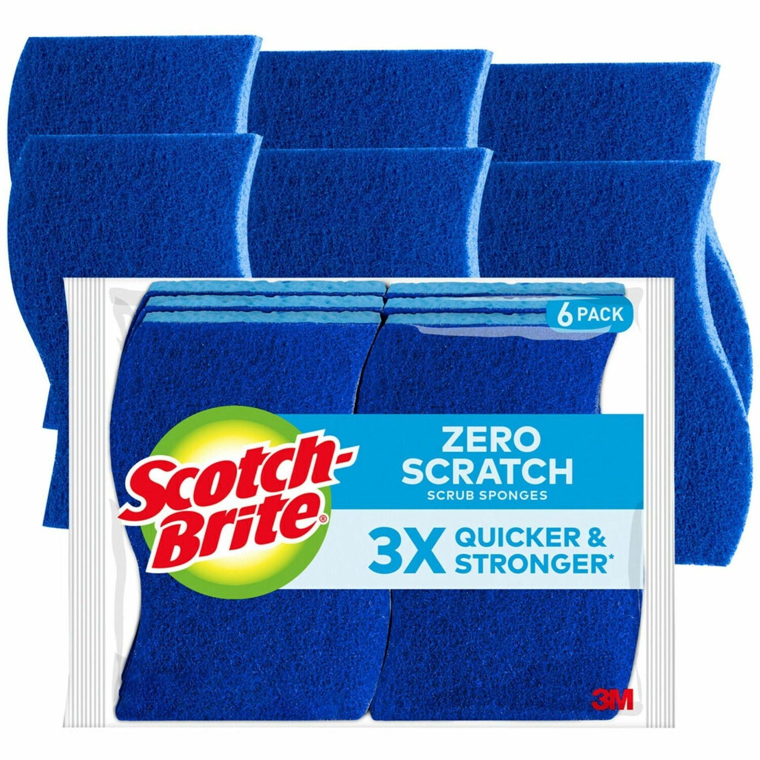 Scotch-Brite Zero Scratch Non-Scratch Scrub Sponges (MMM5266)