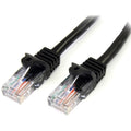 StarTech 100ft Black Snagless Cat5e Patch Cable (45PATCH100BK)