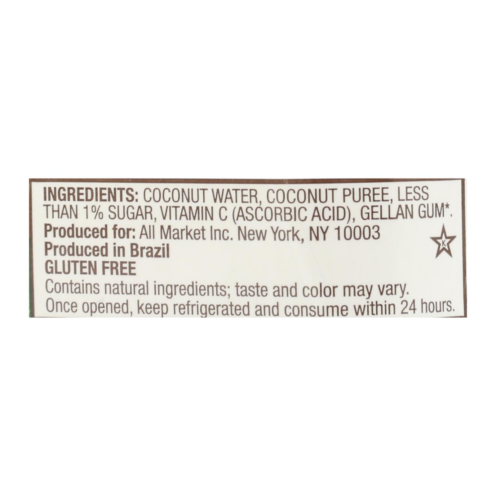 Vita Coco - Coconut Water Pressed - Case Of 12 - 16.9 Fz