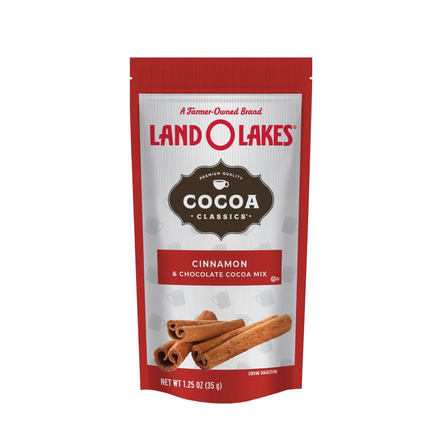 Land O Lakes Cocoa Classic Mix - Cinnamon And Chocolate - 1.25 Oz - Case Of 12