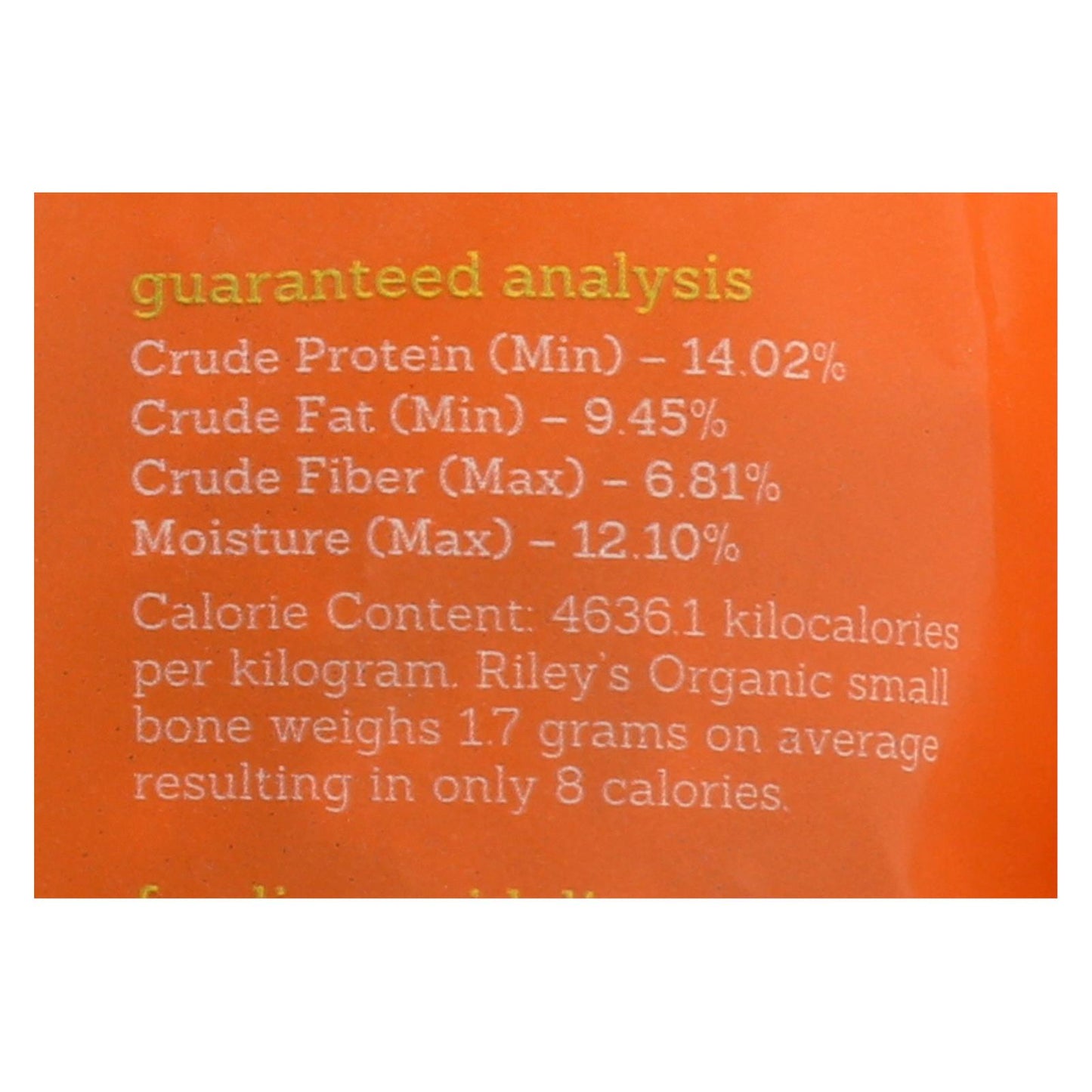 Riley's Organics Organic Dog Treats, Apple Recipe, Small  - Case Of 6 - 5 Oz