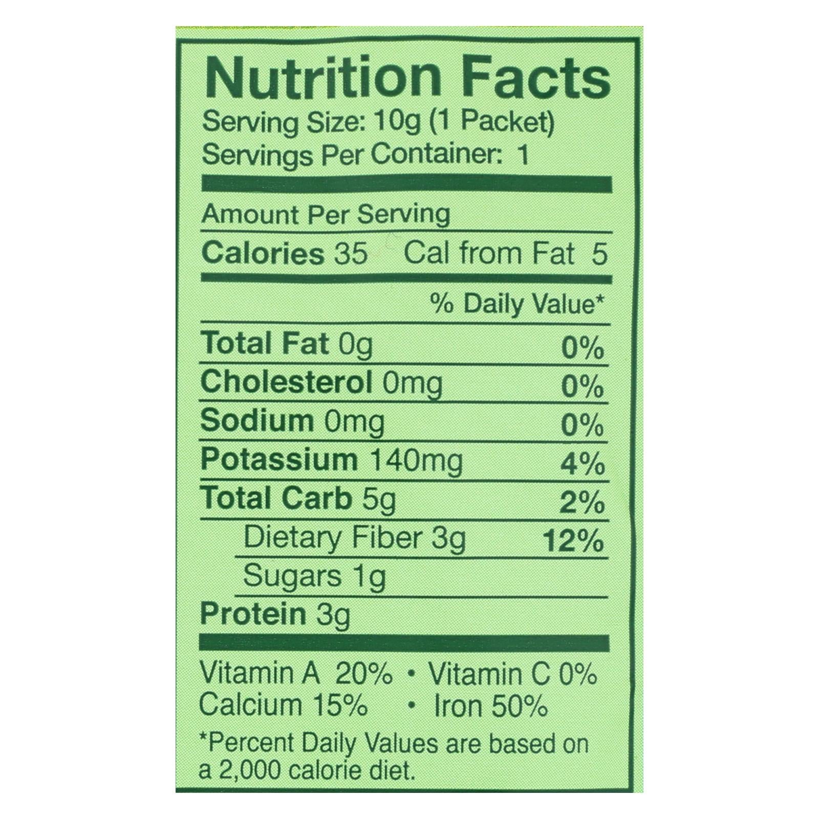 Kuli Pure Moringa Vegetable Powder - Case Of 20 - 0.4 Oz.