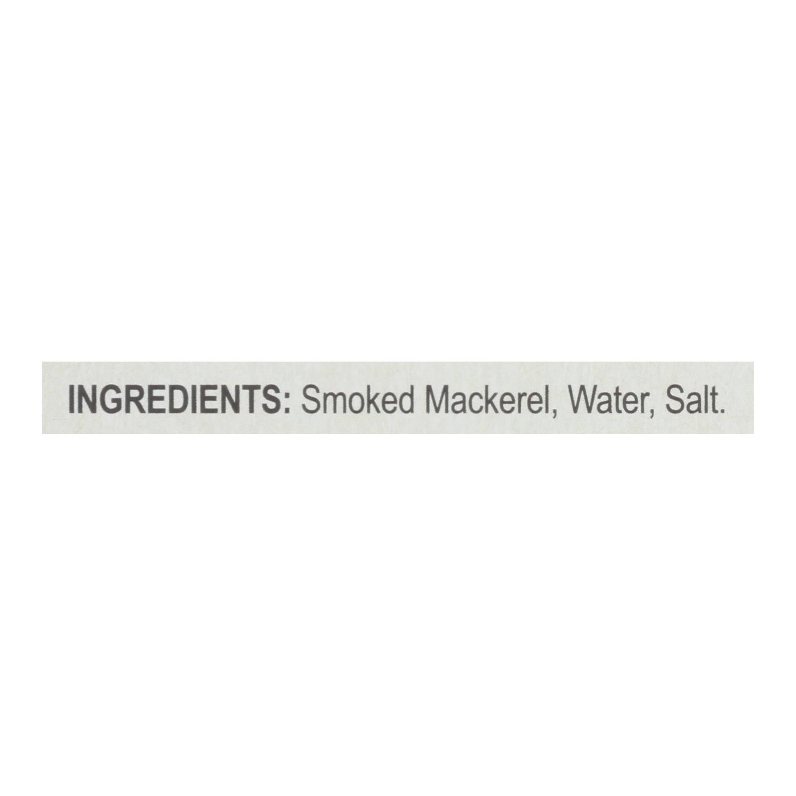 Bar Harbor - Mackerel Fillets Wild Smoked - Case Of 12-6.7 Oz