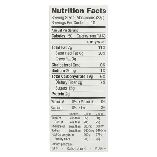 Absolutely Gluten Free Macaroons - Coconut - Classic - Case Of 6 - 10 Oz
