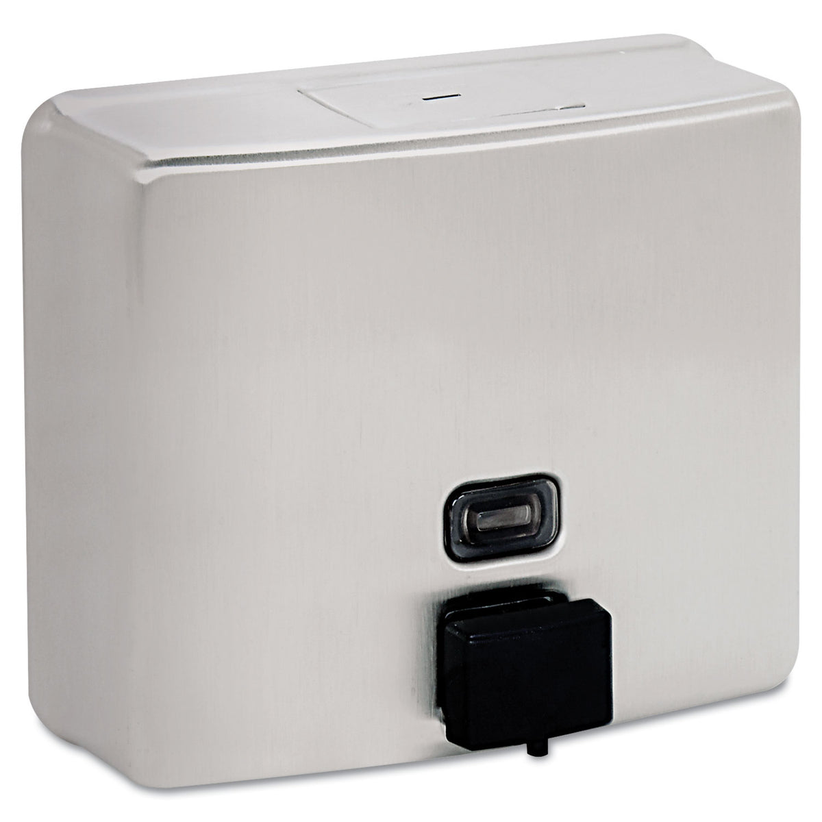 Bobrick ConturaSeries Surface-Mounted Liquid Soap Dispenser, 40 oz, 7 x 3.31 x 6.13, Stainless Steel Satin (BOB4112)