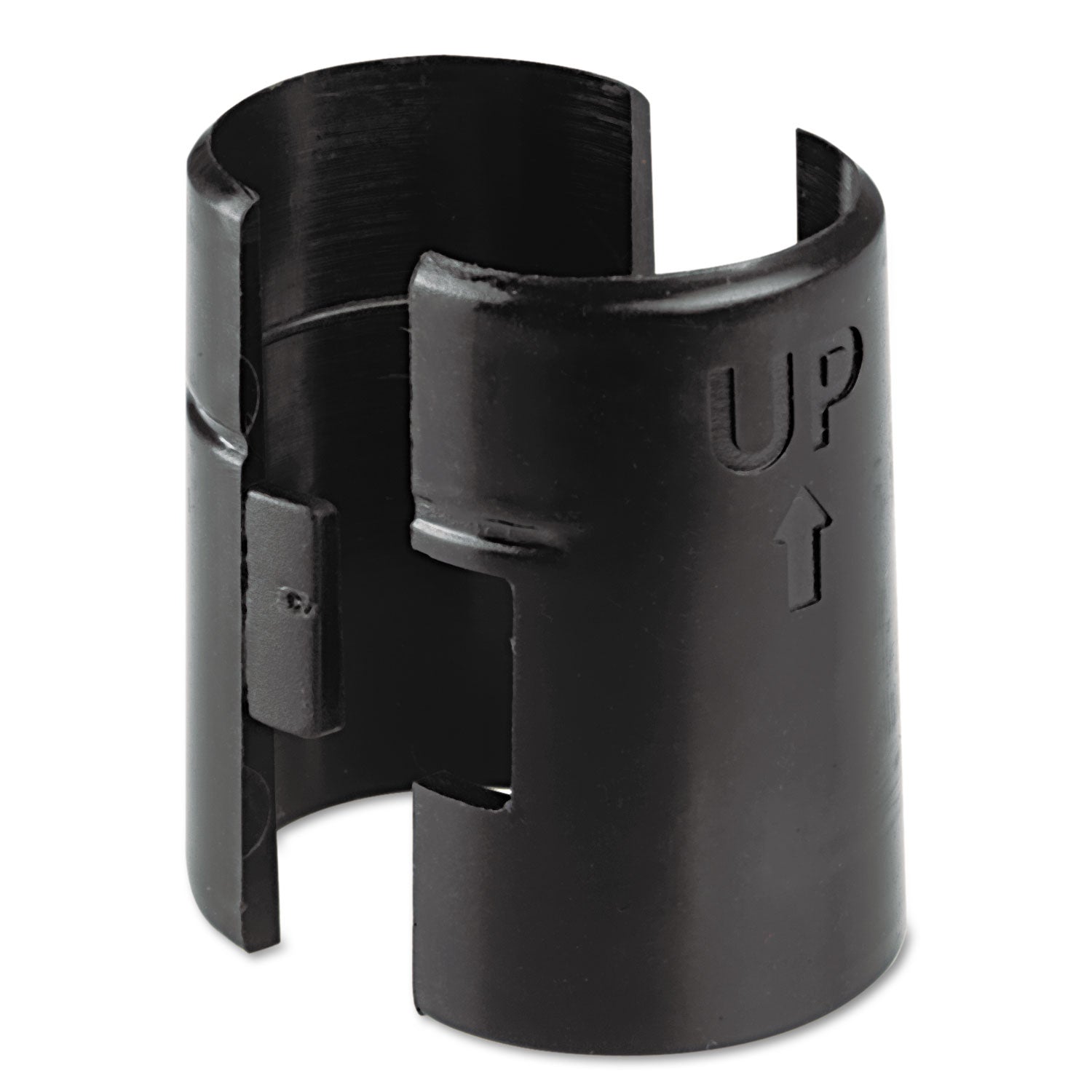 Alera Wire Shelving Shelf Lock Clips, Plastic, Black, 4 Clips/Pack (ALESW59SLBL)