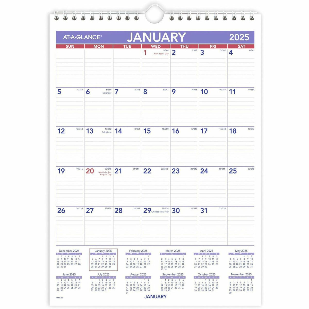 AT-A-GLANCE Wall Calendar (AAGPM128)