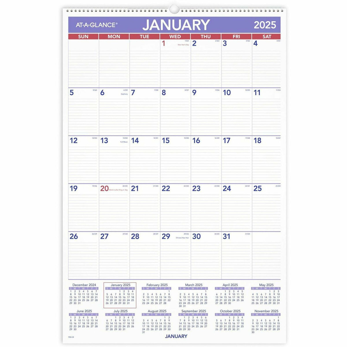 AT-A-GLANCE Wall Calendar (AAGPM428)