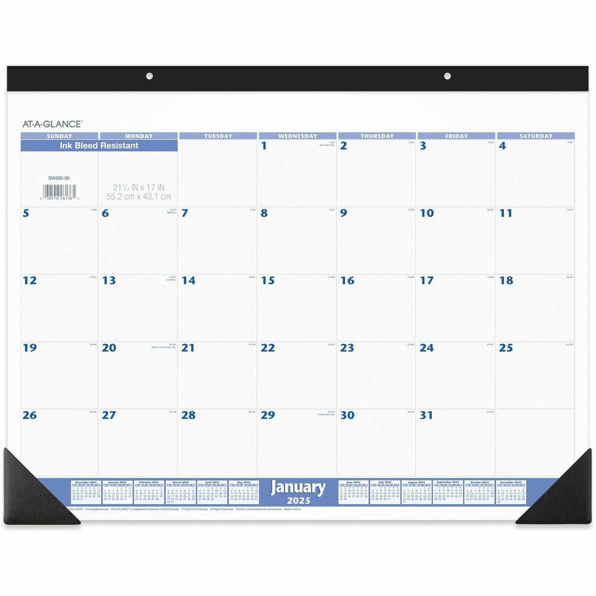 AT-A-GLANCE Desk Pad Calendar (AAGSW20000)
