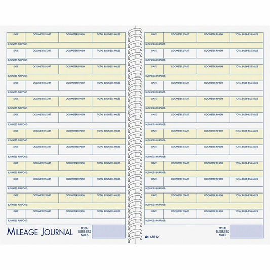 Adams Vehicle Mileage/Expense Journal Pocket (ABFAFR12)