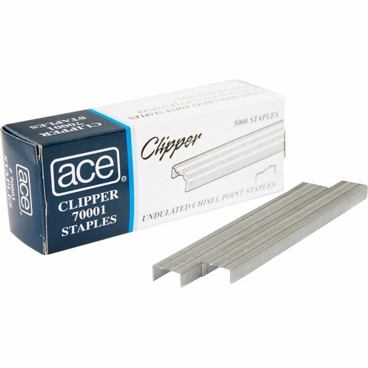 Advantus Ace Undulated Clipper Staples (ACE70001)