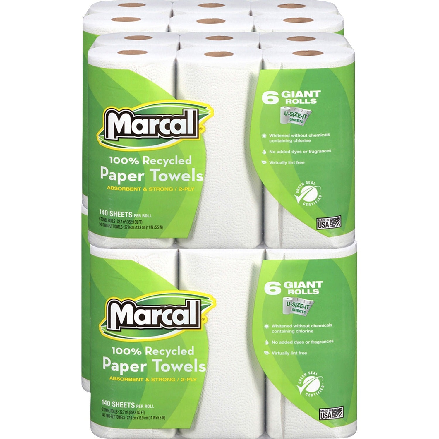 Marcal 100% Recycled, Giant Roll Paper Towels (MRC6181CT)