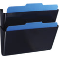 Officemate Mountable Wall File, Black, 2PK (OIC21405)