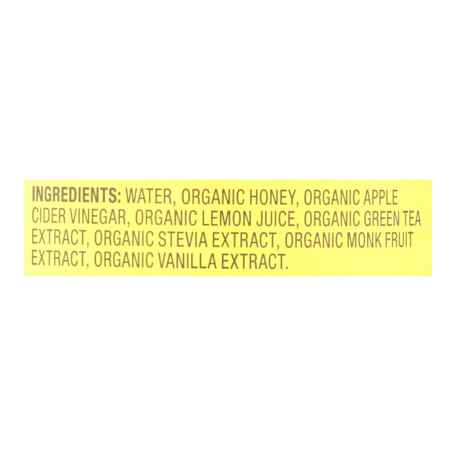 Bragg - Apple Cider Vinegar Honey Green Tea Refresh - Case Of 12-16 Fz