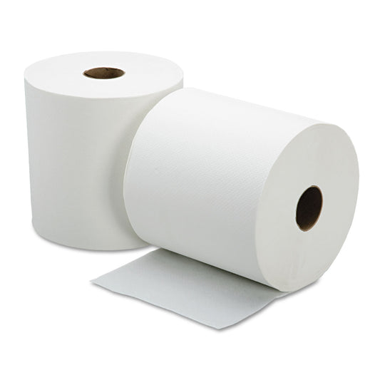 AbilityOne 8540015923324, SKILCRAFT Continuous Roll Paper Towel, 1-Ply, 8" x 800 ft, White, 6 Rolls/Box
